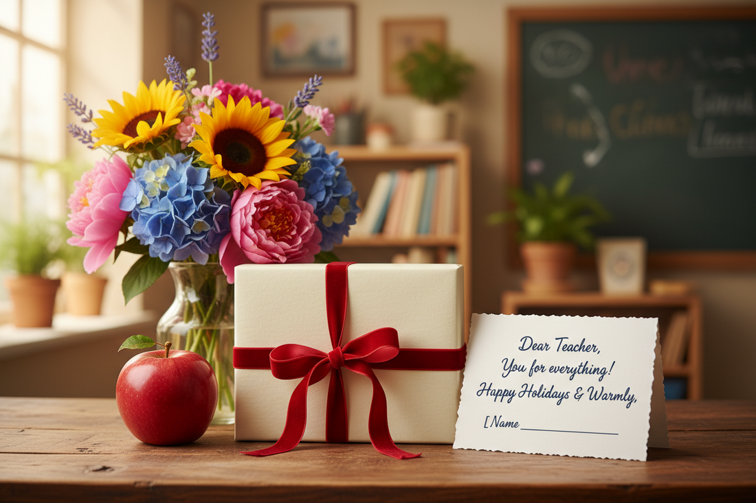 Cadeau fin d'année professeur : 30 idées (2026)