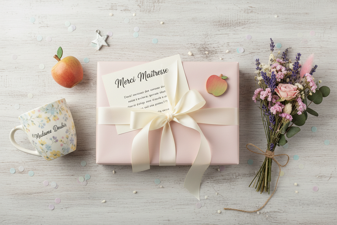 Cadeau maîtresse personnalisé : 30+ idées pour dire merci (fin d'année)