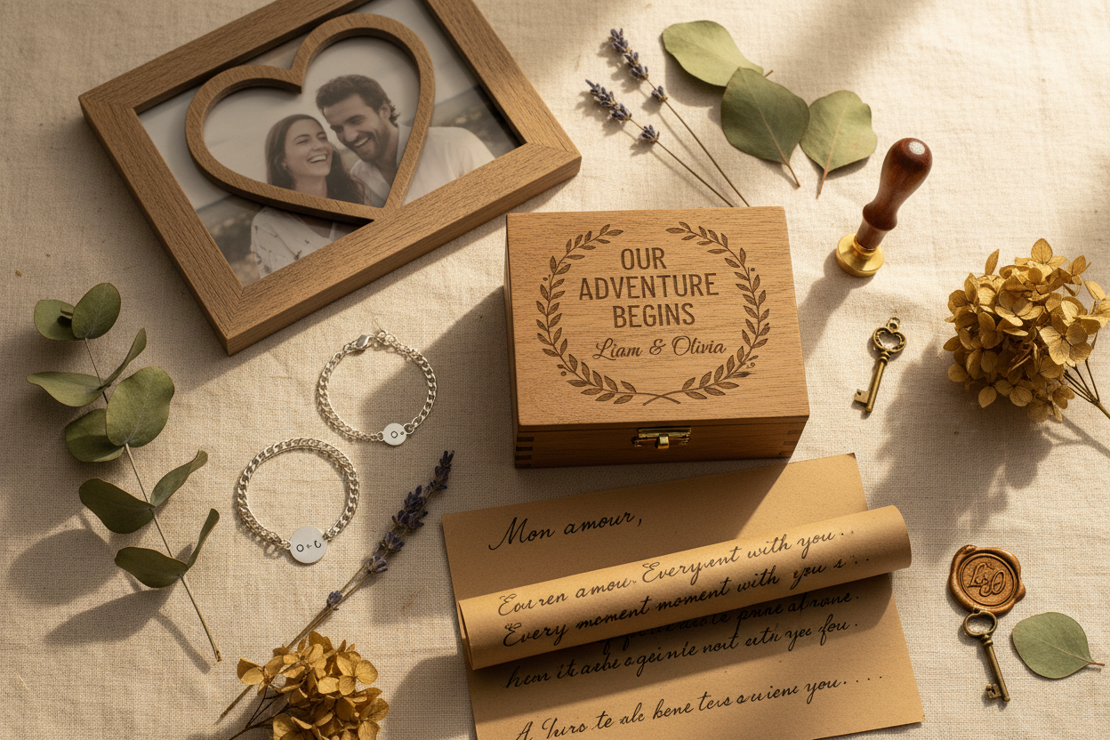 Cadeau personnalisé couple : 30 idées pour célébrer votre amour (2026)