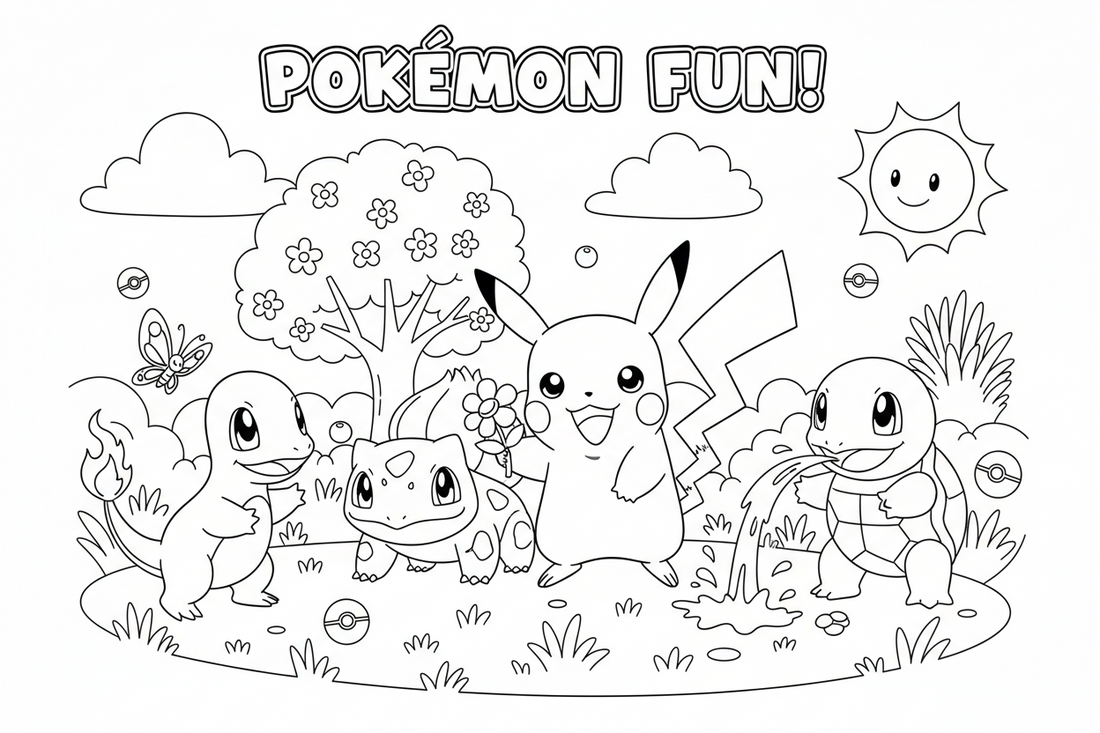 Coloriage Pokémon : où en trouver (gratuit) + cahiers & matériel