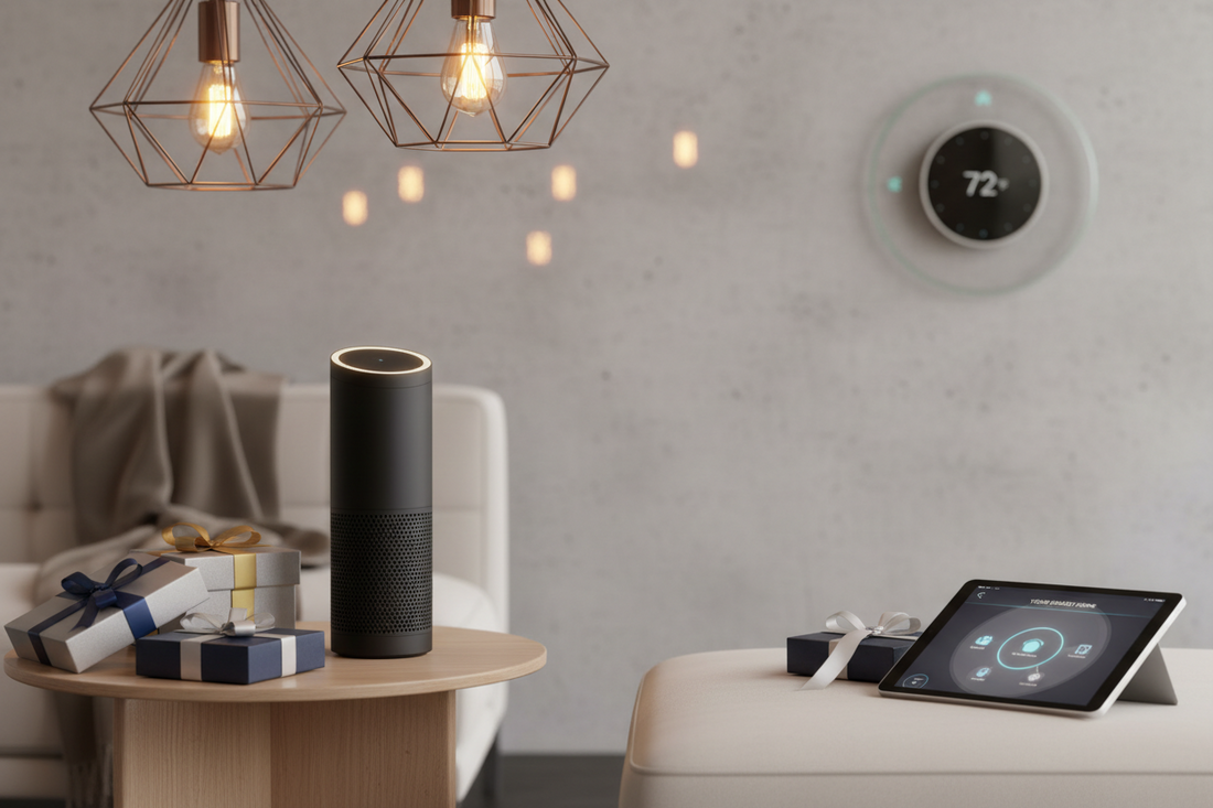 Idée cadeau maison connectée : assistants, lumière et sécurité (2026)