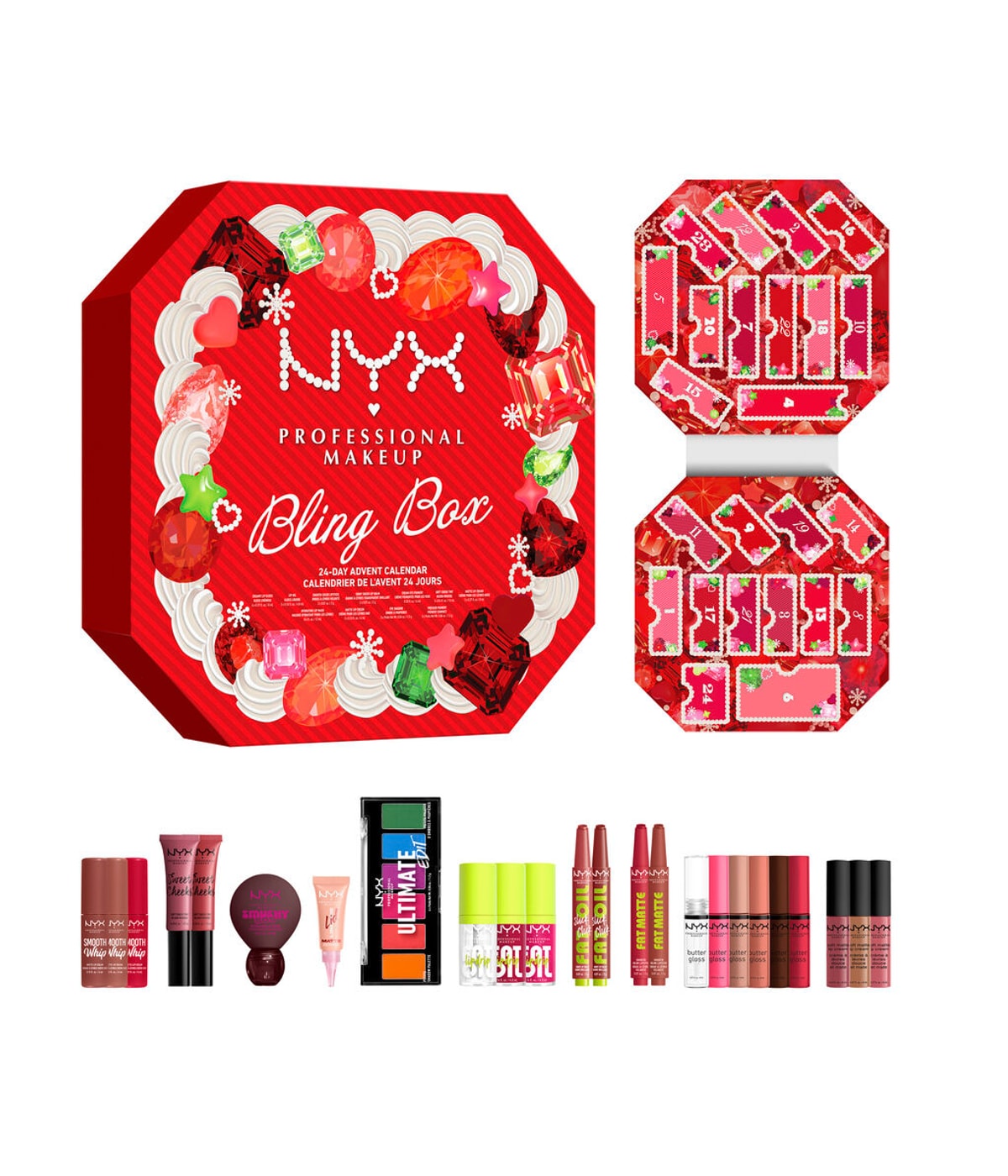 Calendrier de l'Avent NYX Professional Makeup Bling the Halls 2026 - photo 4