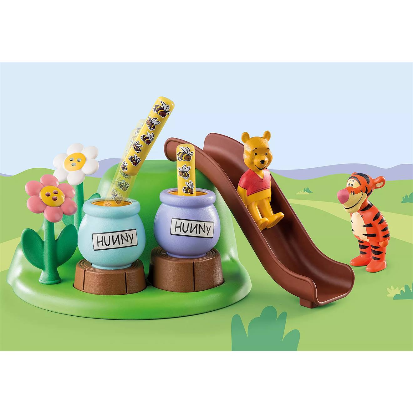 1.2.3 & Disney Winnie l'Ourson et tigrou avec jardin d'abeilles 71317 multicolore