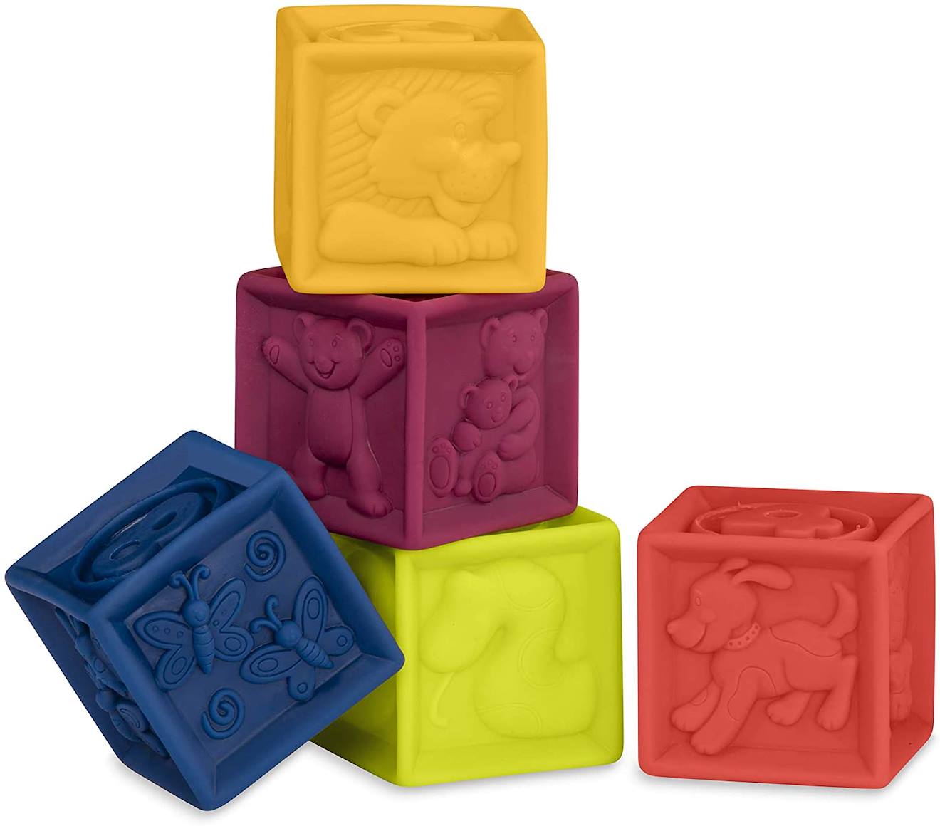 10 cubes acidulés rouge