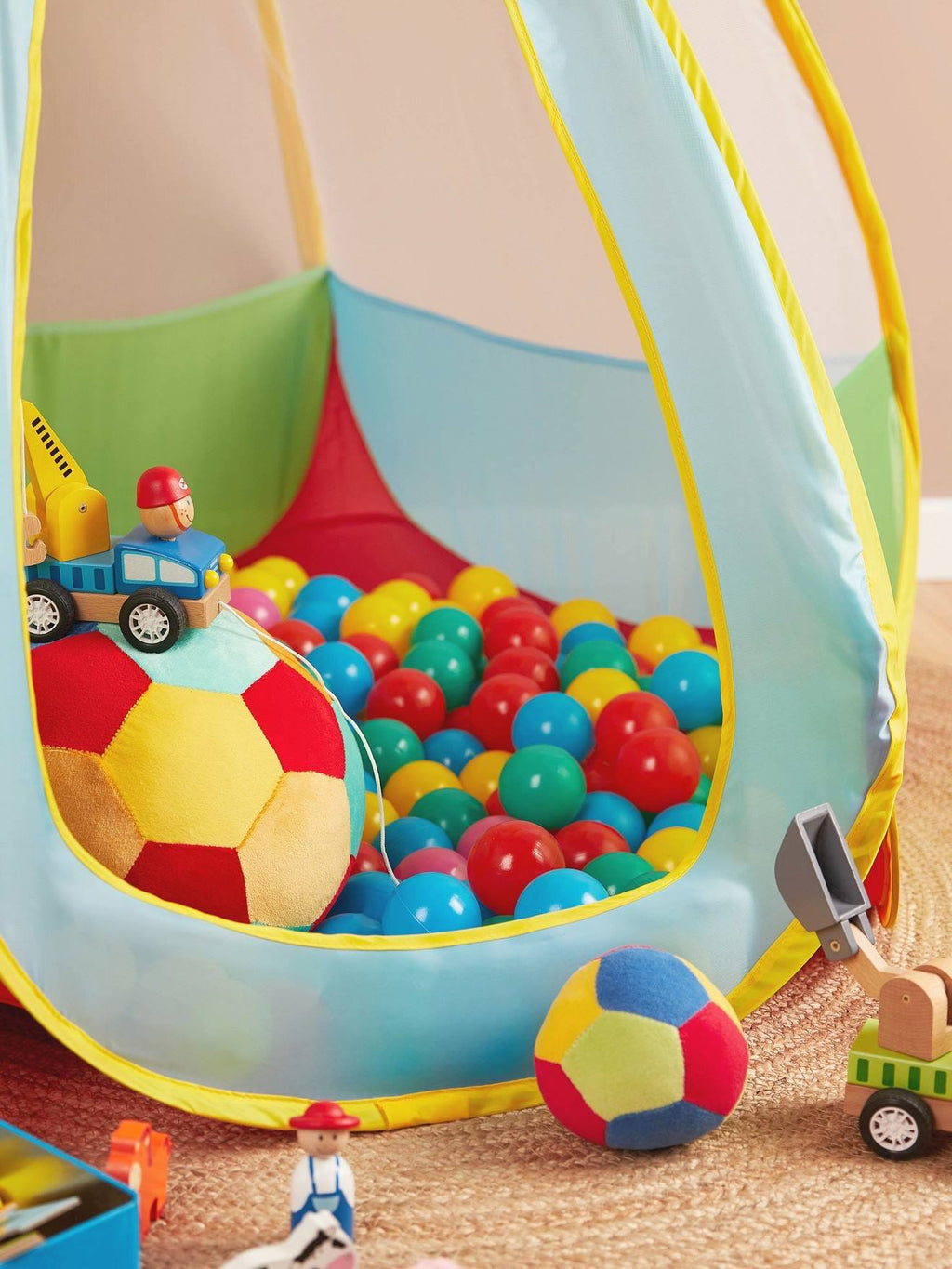 100 balles pour piscine à balles, multicolore 100 multicolore