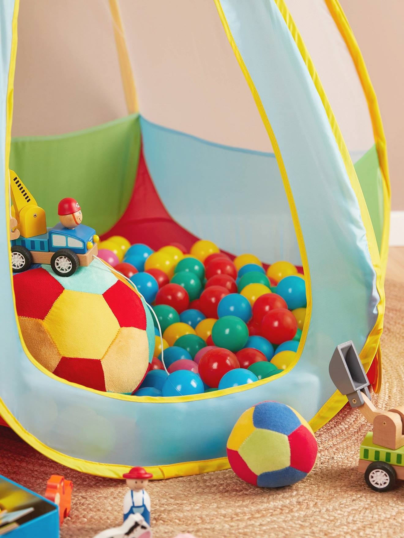 100 balles pour piscine à balles, multicolore 250 multicolore