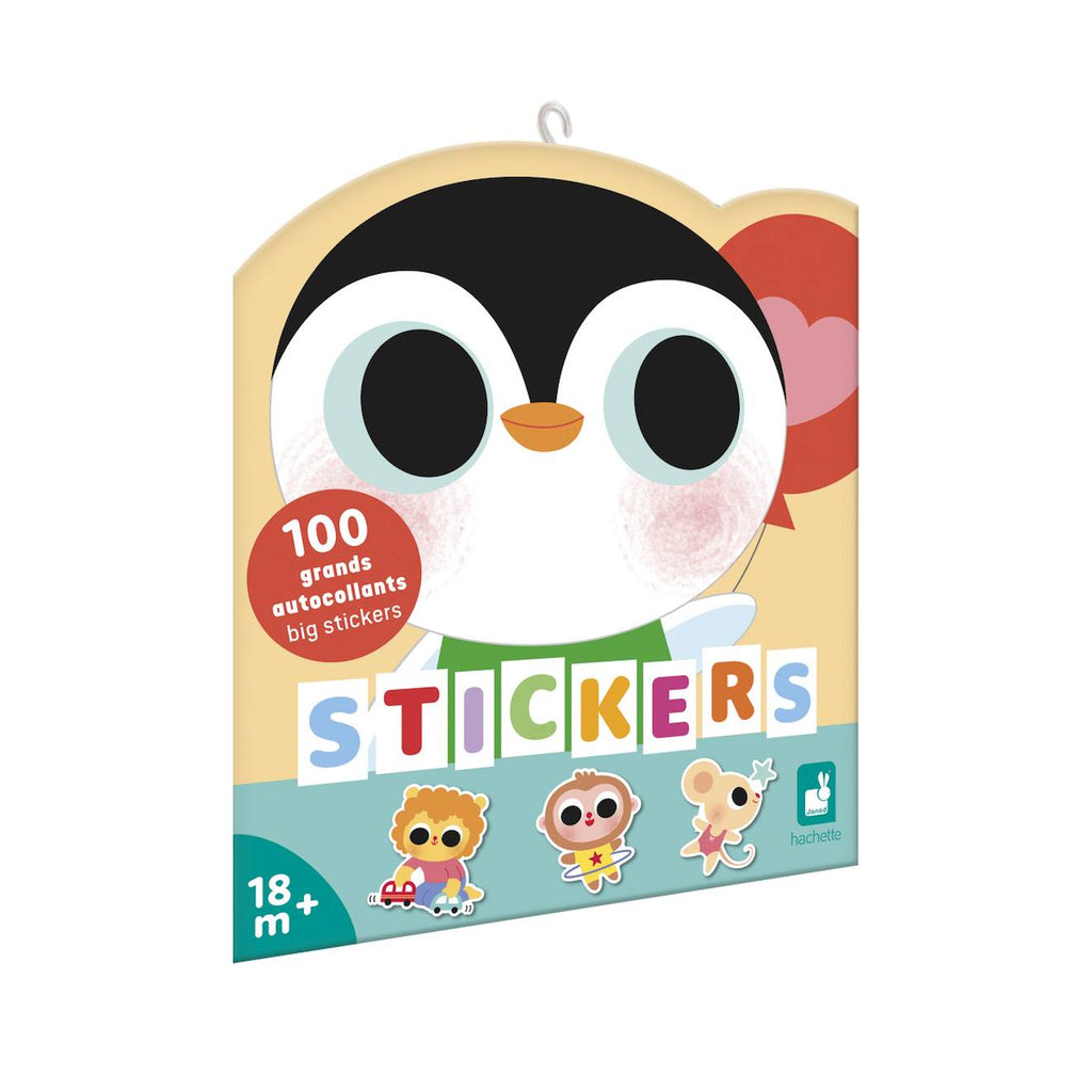 100 stickers planches bébé animaux multicolore