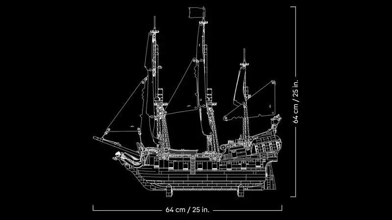 Le bateau pirate du capitaine Jack Sparrow - Lego