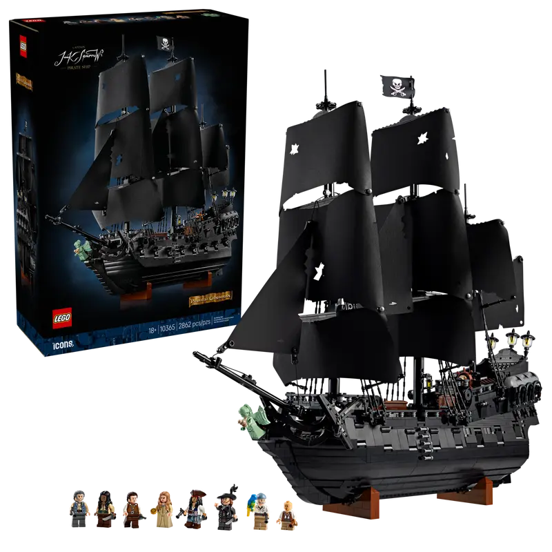 Le bateau pirate du capitaine Jack Sparrow - Lego