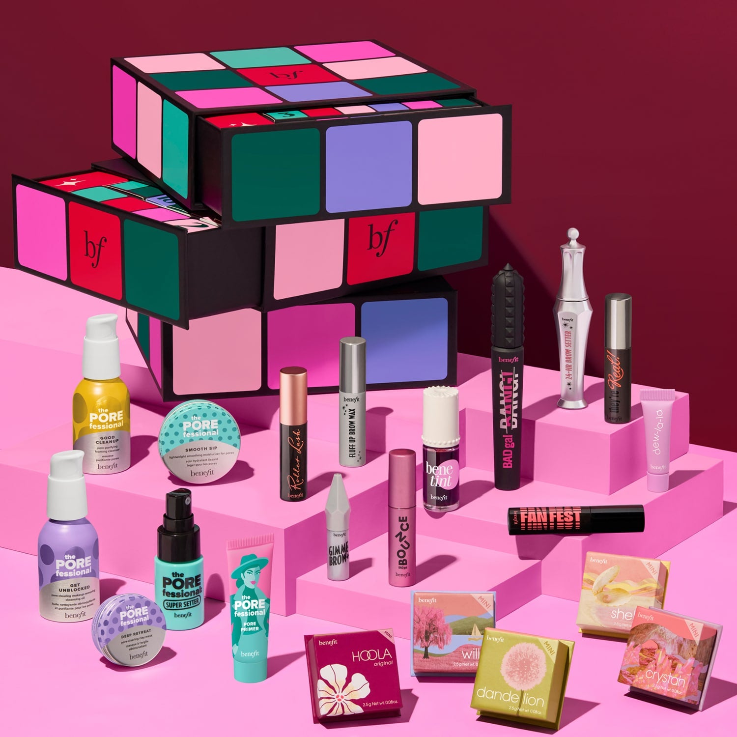 Calendrier de l’Avent Glam Cube - Benefit Cosmetics