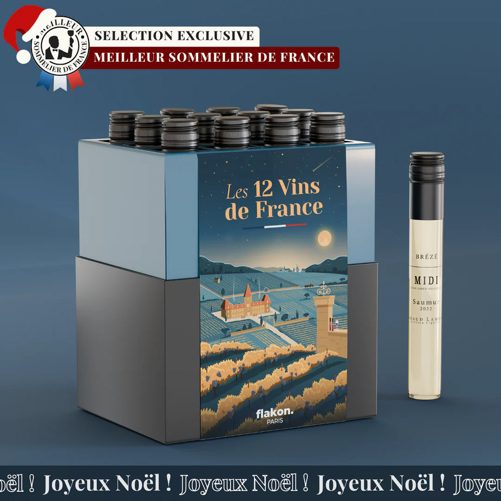 Coffret dégustation Les 12 Vins de France - Flakon