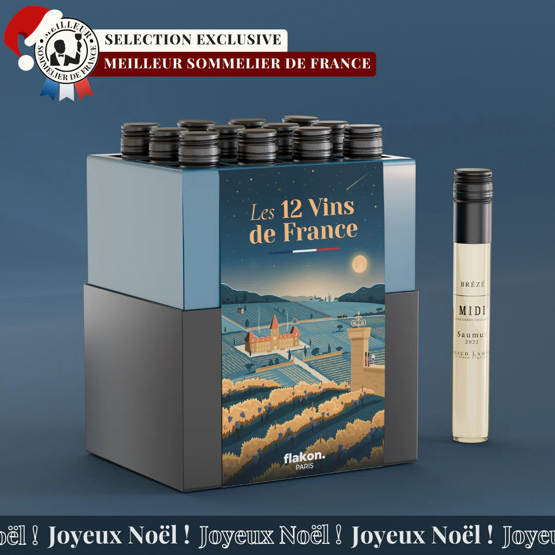 Coffret dégustation Les 12 Vins de France - Flakon