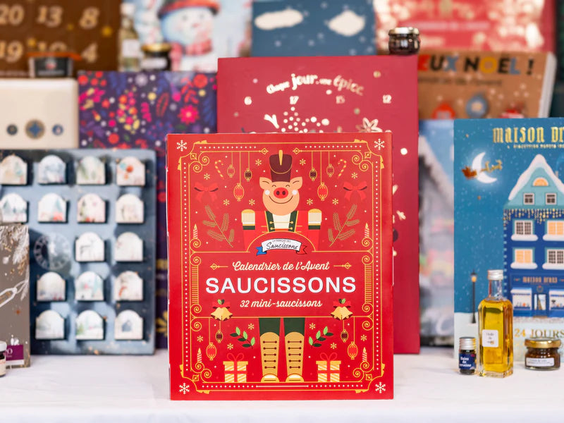 Calendrier de l’Avent Saucisson 2025 : l’Avent version apéro