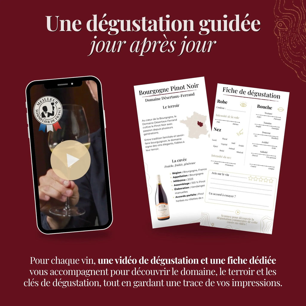 Calendrier de l'Avent Flakon 2026 24 vins de France et du monde