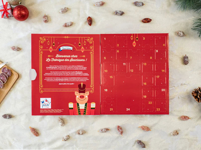 Calendrier de l’Avent Saucisson 2025 : l’Avent version apéro