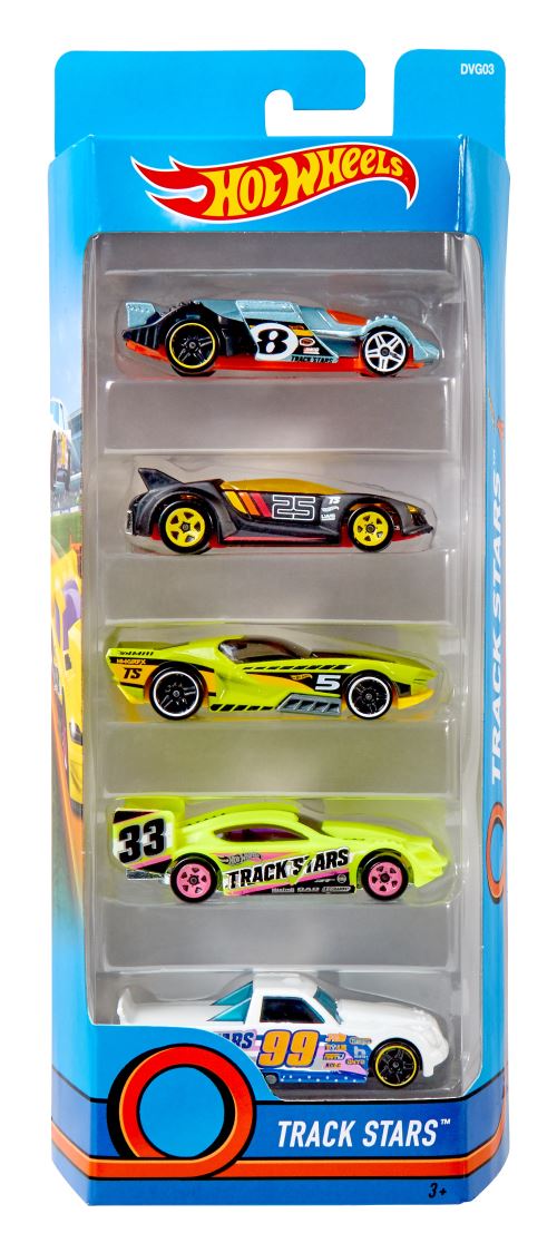Coffret de 5 véhicules Hot Wheels Modèle aléatoire
