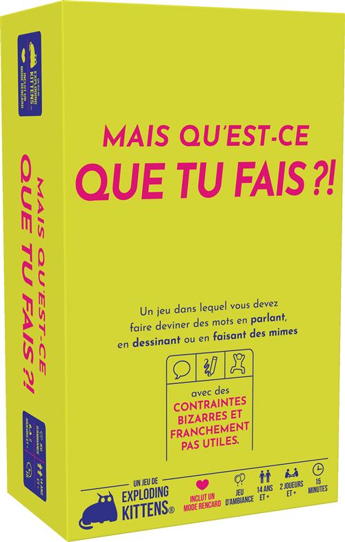 Jeu d'ambiance Asmodee Mais qu'est-ce que tu fais ?