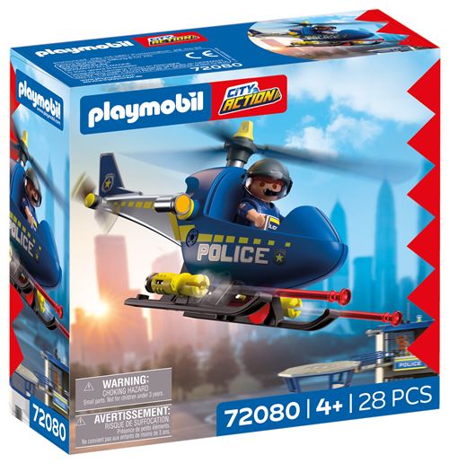 Playmobil City Action 72080 Hélicoptère de police