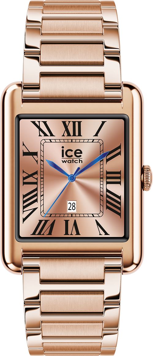 Montre connectée Ice-Watch Ice Smart TK 2.0 35 mm Bluetooth Or-rose avec bracelet acier inoxydable Or Rose métal