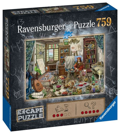 Puzzle 759 pièces Ravensburger Atelier d'artiste