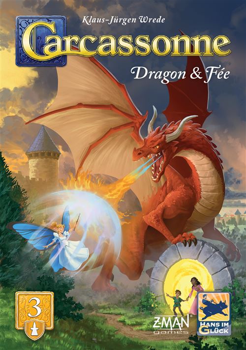 Jeu de stratégie Asmodee Extension Carcassonne Princesse et Dragon