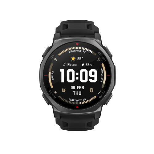 Montre connectée Amazfit T-Rex 3 Pro GPS 44 mm Noir