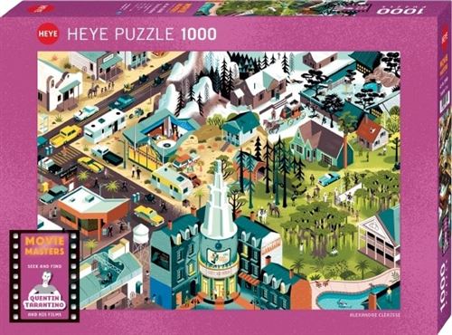 Puzzle 1000 pièces Heye Movie Masters Tarantino Films
