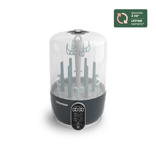 Stérilisateur de biberon Babymoov Turbo Pure Blanc Gris