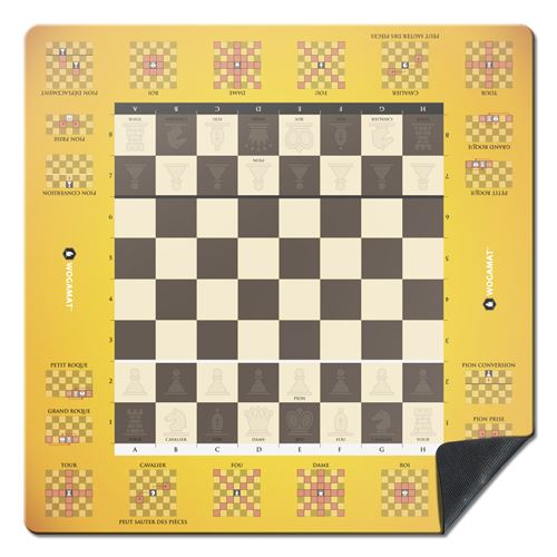 Tapis Echiquier Pédagogique Wogamat