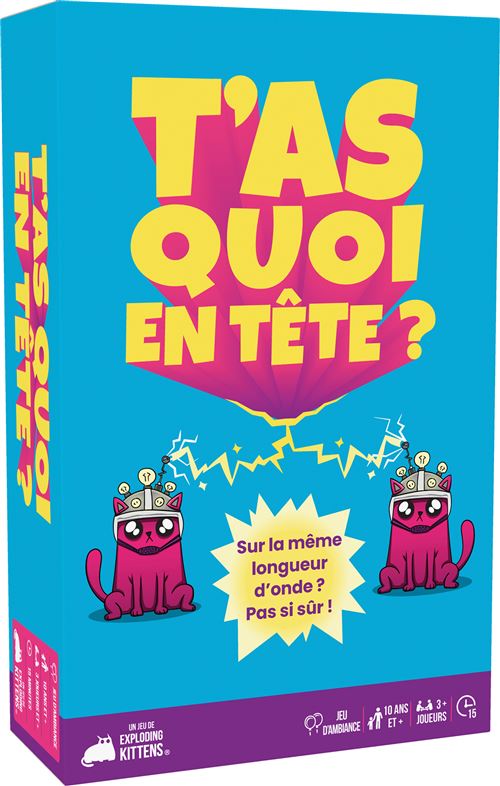 Jeu d'ambiance Asmodee T'as quoi en tête ?