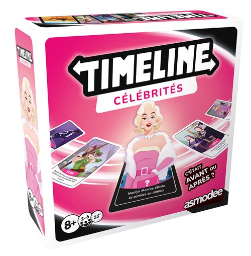 Jeu de culture générale Asmodee Timeline Célébrités