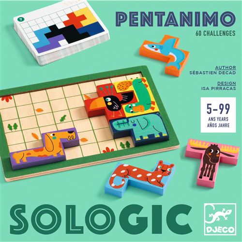 Casse-tête Djeco Sologic Pentanimo