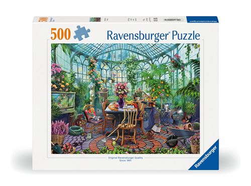 Puzzle 500 pièces Ravensburger Un matin dans la serre
