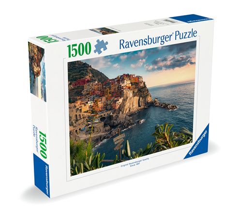 Puzzle 1500 pièces Ravensburger Vue sur les Cinque Terre