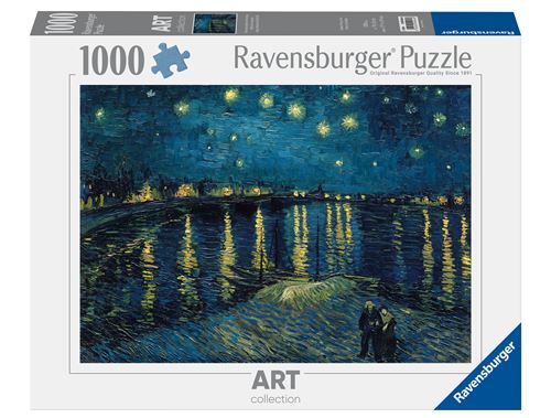 Puzzle 1000 pièces Ravensburger La nuit étoilée sur le Rhône Vincent Van Gogh