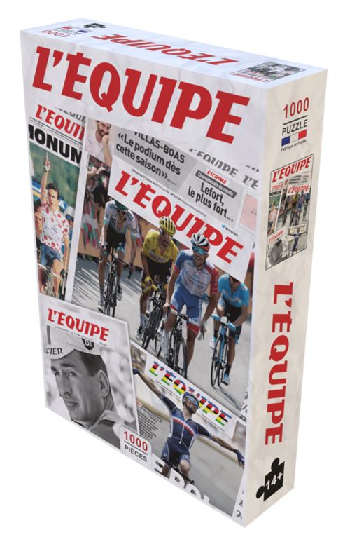 Puzzle 1000 pièces L'Equipe Legendes du cyclisme