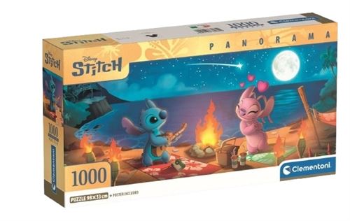 Puzzle Compact 1000 pièces Clementoni Panorama Stitch