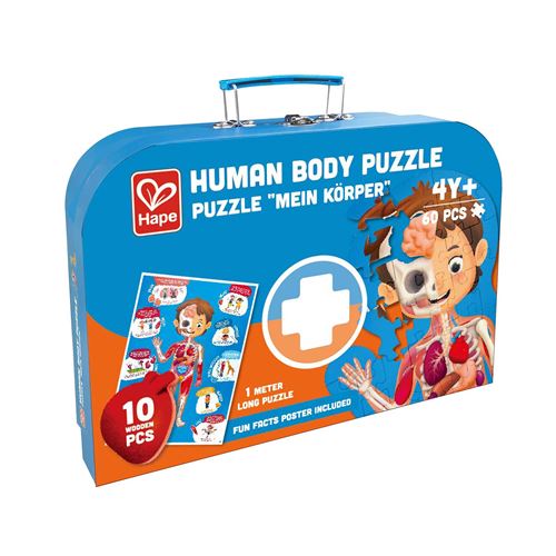 Puzzle 60 pièces Hape Corps humain
