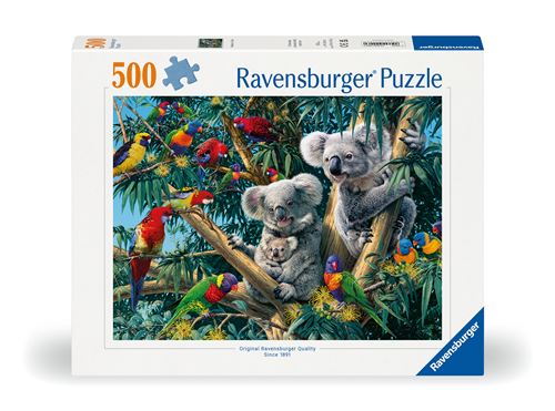 Puzzle 500 pièces Ravensburger Koalas dans l'arbre