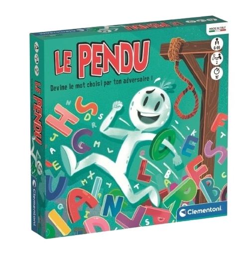 Jeu écriture et lettres Clementoni Le pendu