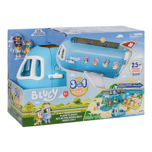 Figurine Bluey L'avion 3-en-1 de Bluey