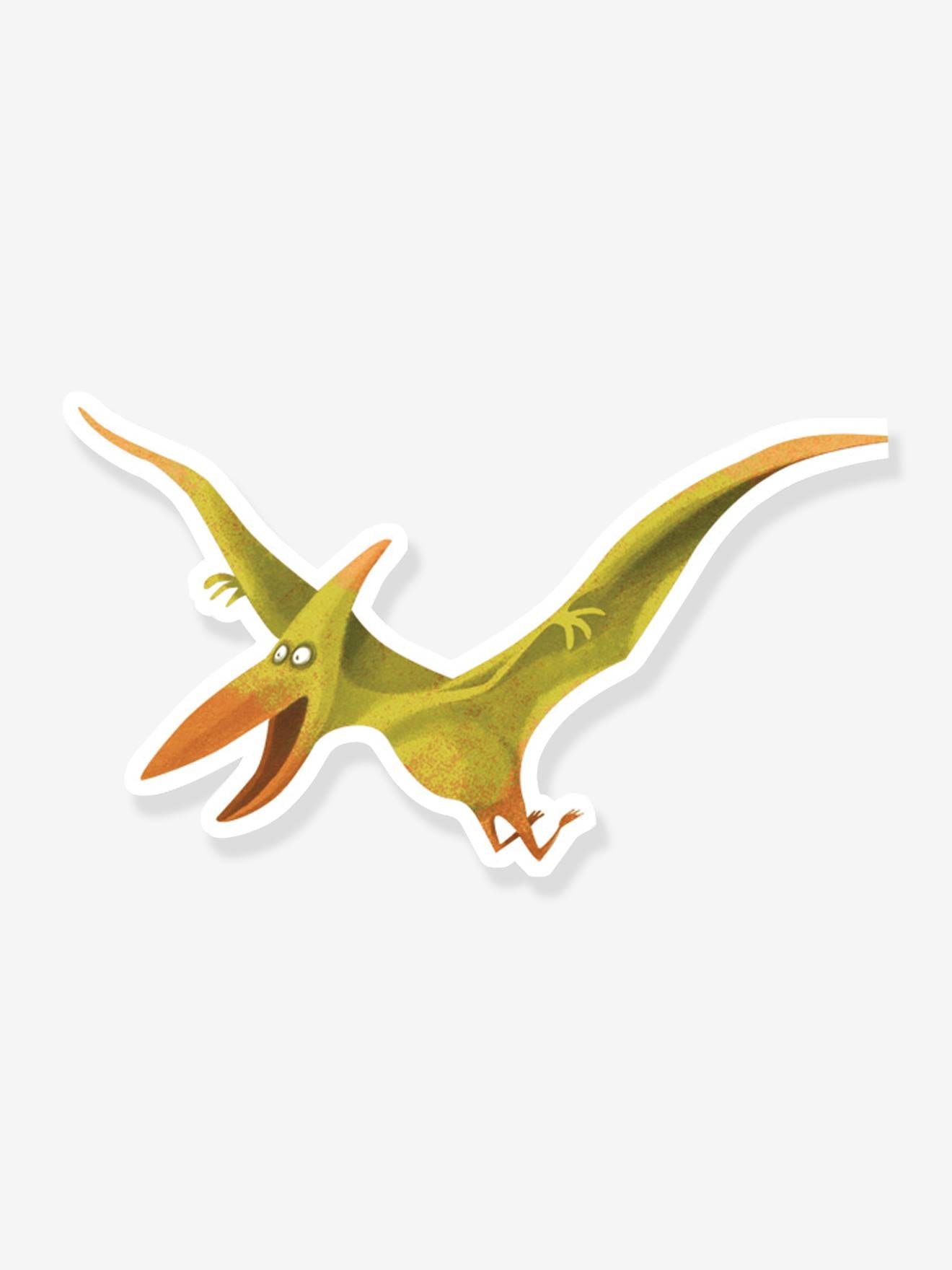160 stickers dinosaures vert