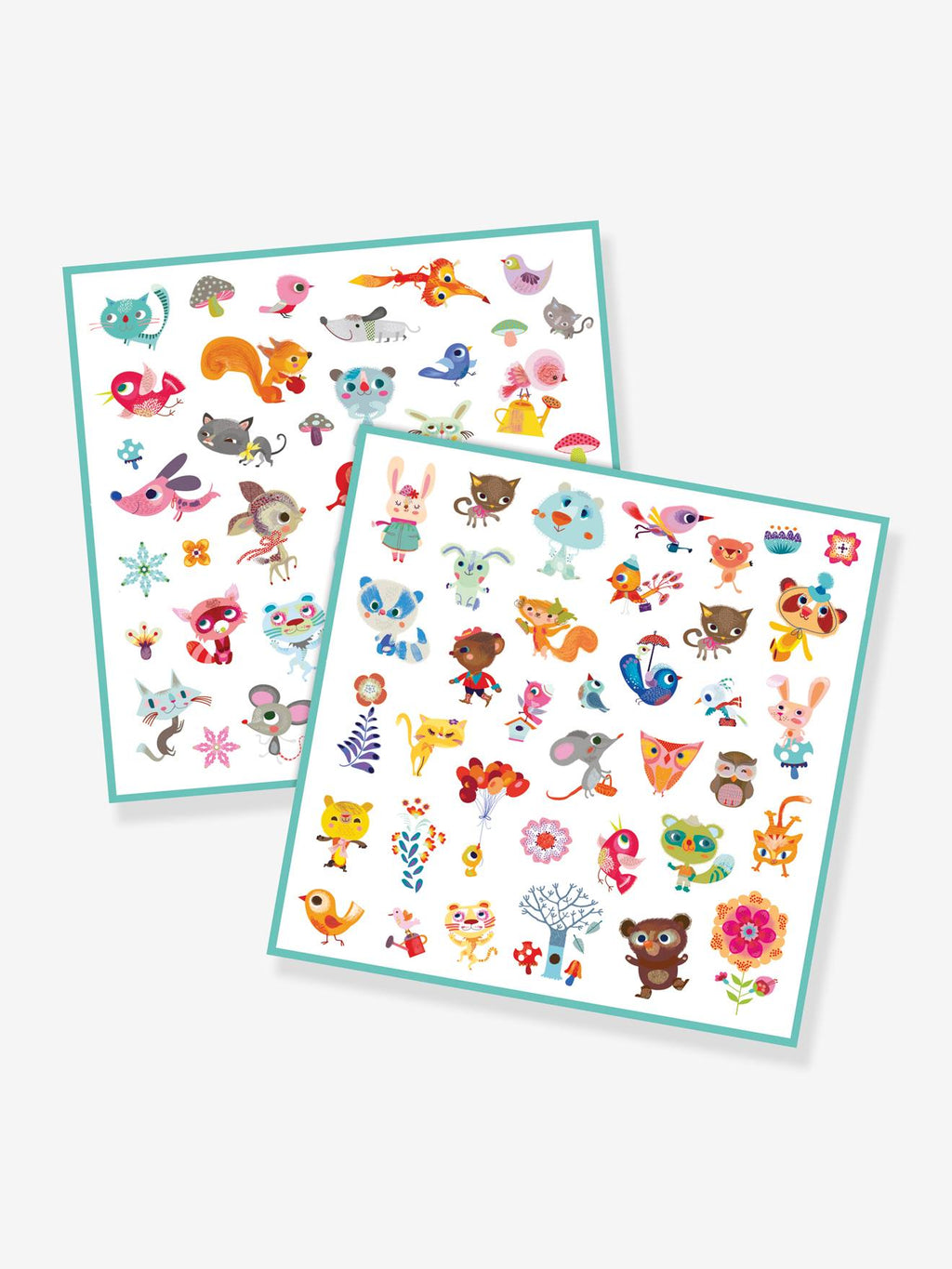 160 stickers petits amis bleu