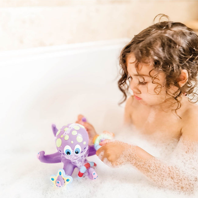Pieuvre interactive flottante avec anneaux de bain - Nuby