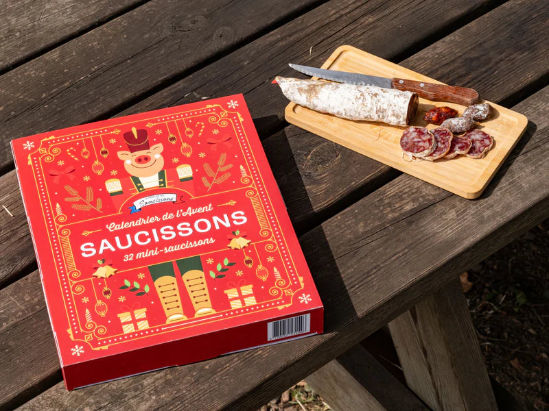 Calendrier de l’Avent Saucisson 2025 : l’Avent version apéro