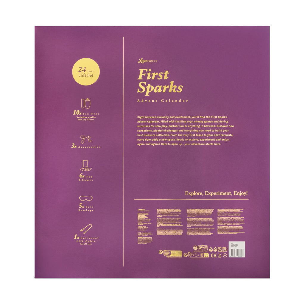 Calendrier de l'Avent Loveboxxx First Sparks – Petit Budget – coffret (vue 3)