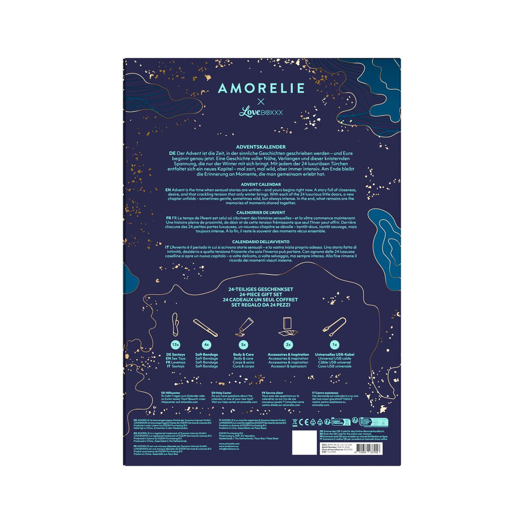 Calendrier de l'Avent AMORELIE x Loveboxxx Luxury 2026 – coffret (vue 3)