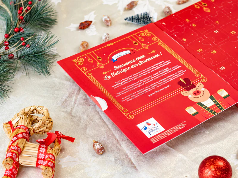 Calendrier de l’Avent Saucisson 2025 : l’Avent version apéro