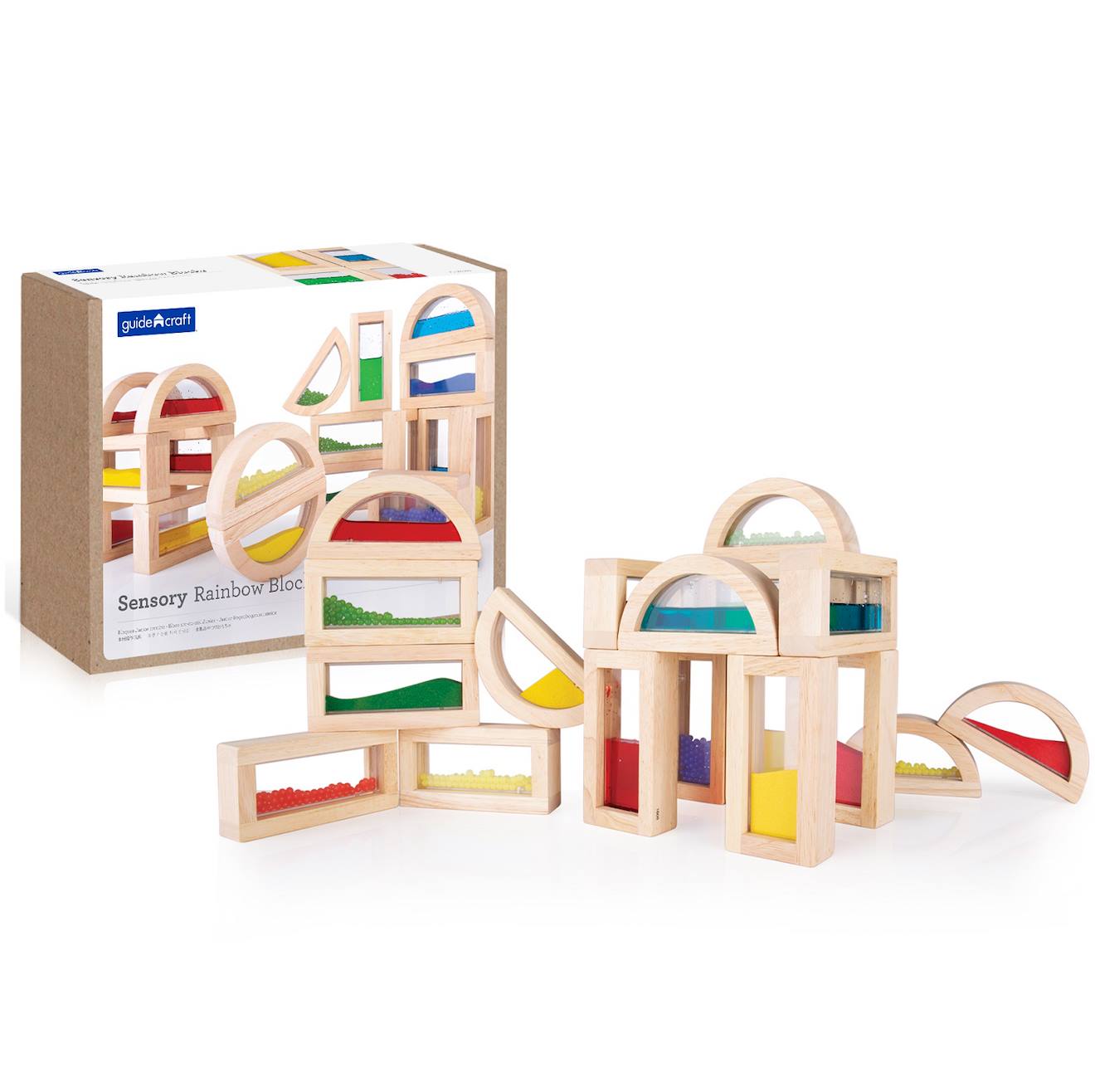 18 blocs sensoriels beige