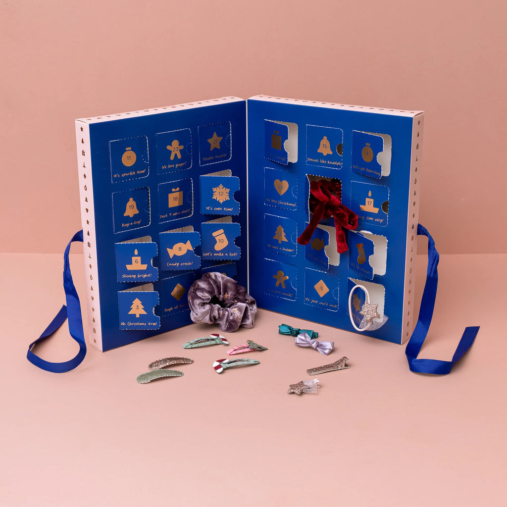 Calendrier de l’Avent Mimi & Lula – Accessoires de cheveux de Noël